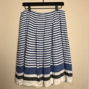 Talbots Women’s Size 10 Blue Stripe Skirt